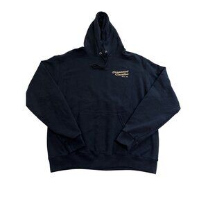 Permanent Vacation Motel Hoodie in Black